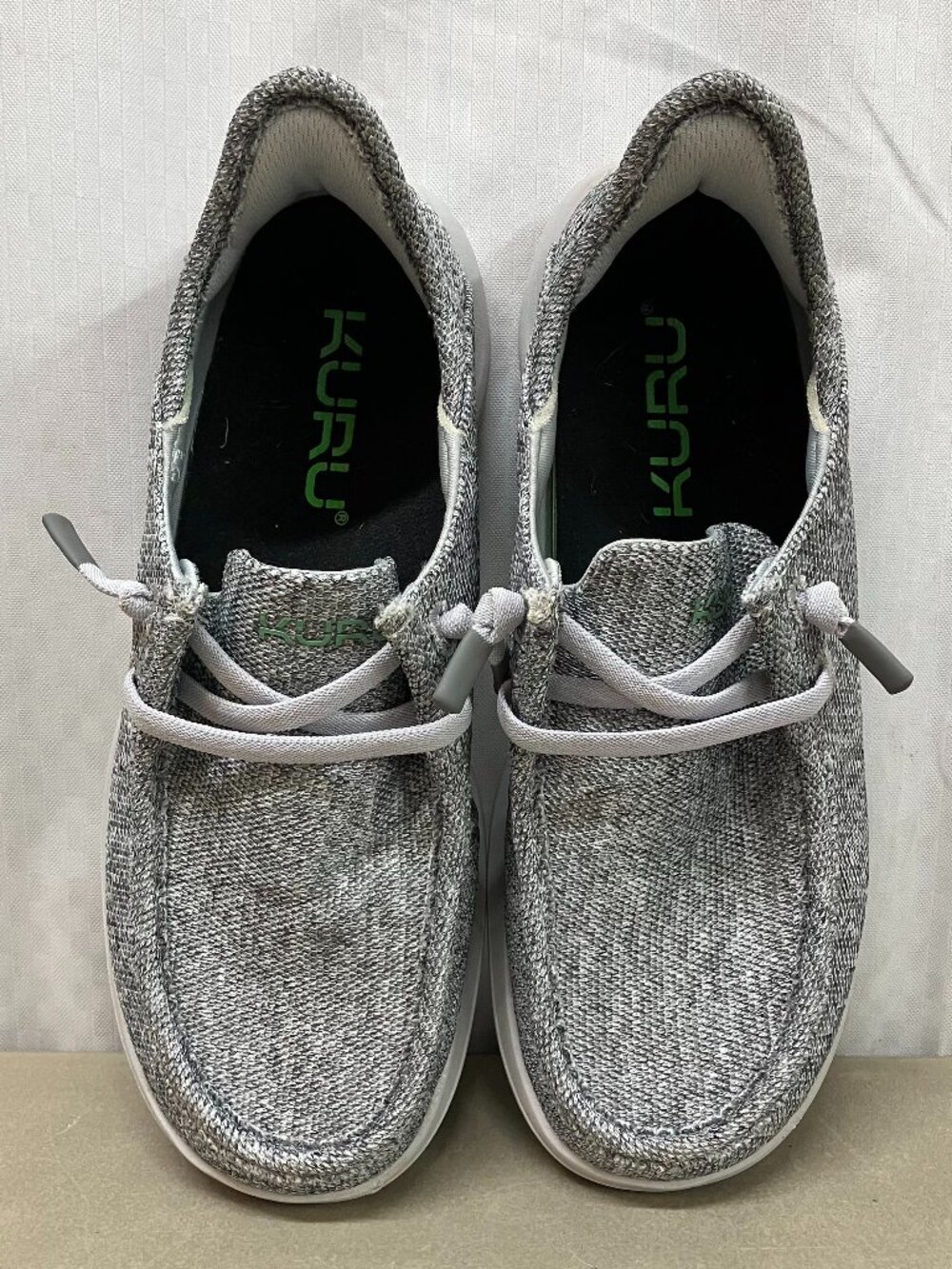 Kuru Cloud Draft Rento Women's Size 10 Gray White Walking Outdoor Slip On Shoes